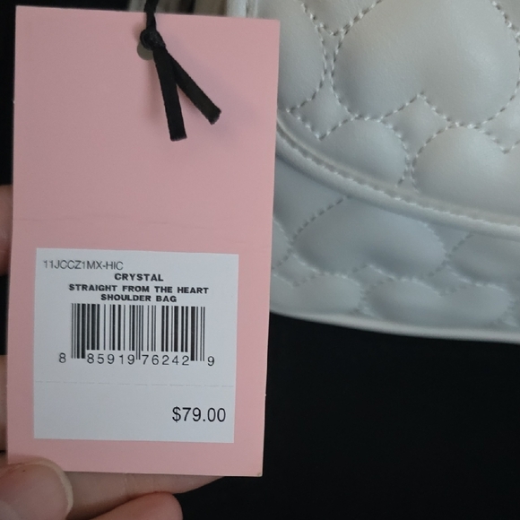 Juicy Couture Cream Quilted Shoulder Bag With Crossbody Strap - Picture 3 of 11